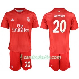 Camisolas de Futebol Real Madrid Asensio 20 Criança Equipamento 3ª 2018/19 Manga Curta